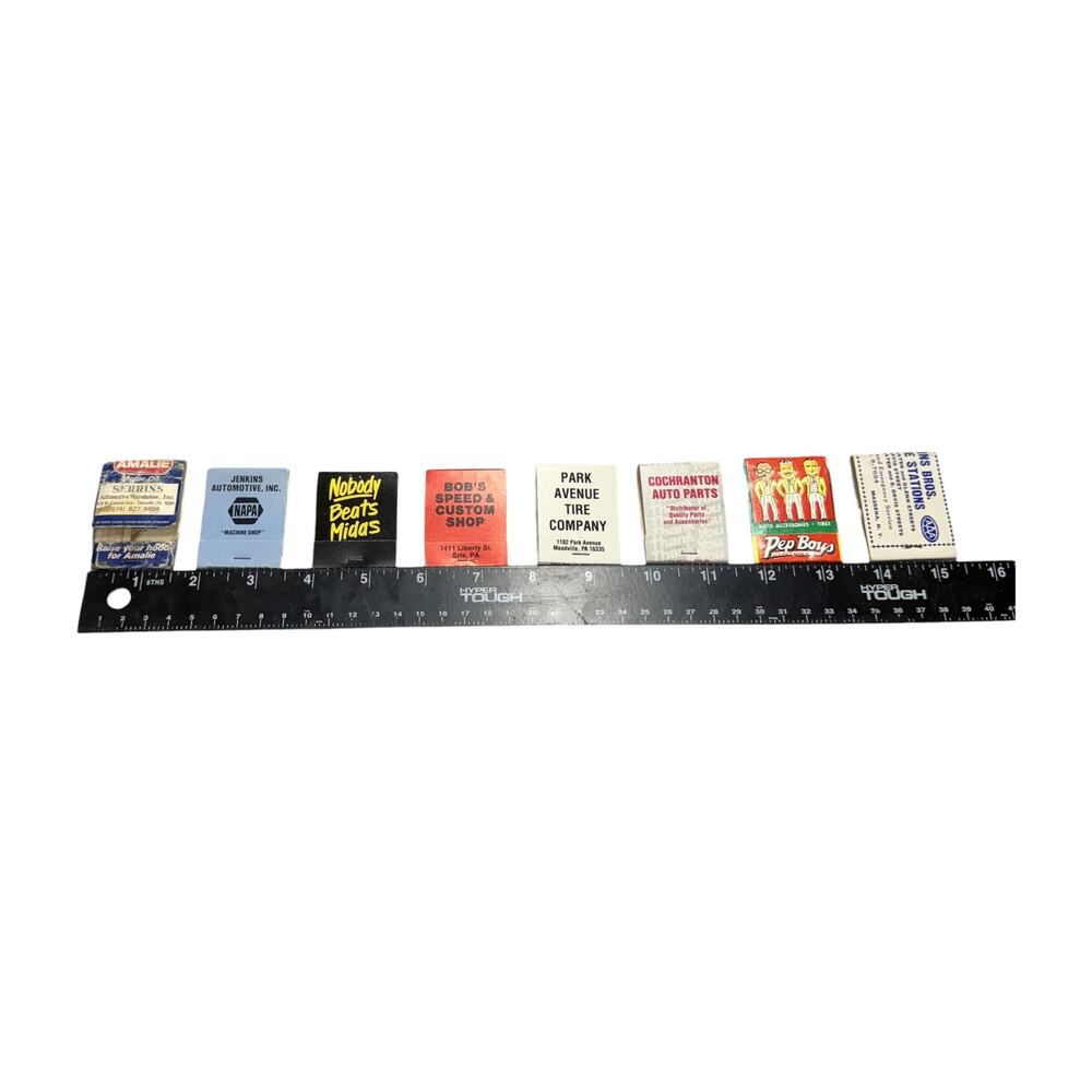 Vintage Automotive Matchbook Lot 19 Midas Pep Boys NAPA Park Ave Erie PA - Picture 6 of 6
